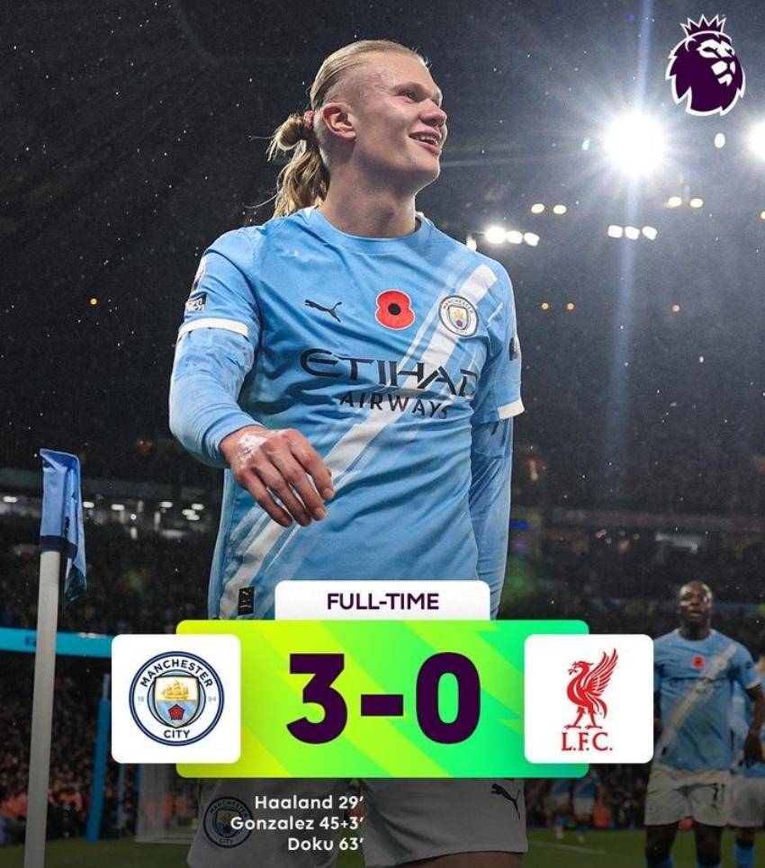 ลิเวอร์พูลพ่ายแพ้ 0-3 ต่อแมนเชสเตอร์ ซิตี้! แพ้เกมเยือนติดต่อกันเป็นนัดที่สี่ – พวกเขาหมดลุ้นแชมป์แล้วหรือ? _การแข่งขัน_ฤดูกาลนี้_อาร์เซนอล