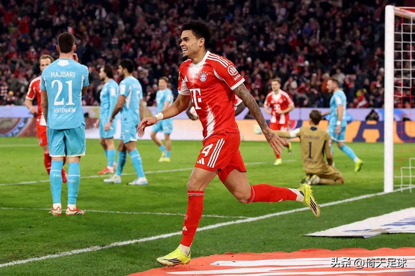 บาเยิร์น มิวนิค ถล่ม ฮอฟเฟ่นไฮม์ 5-1 ความผิดพลาดของ นอยเออร์, ดิอาซ ฟอร์มร้อนแรง, เคน ยิงสองประตู การแข่งขัน: เบาเออร์มัน, เซลล์