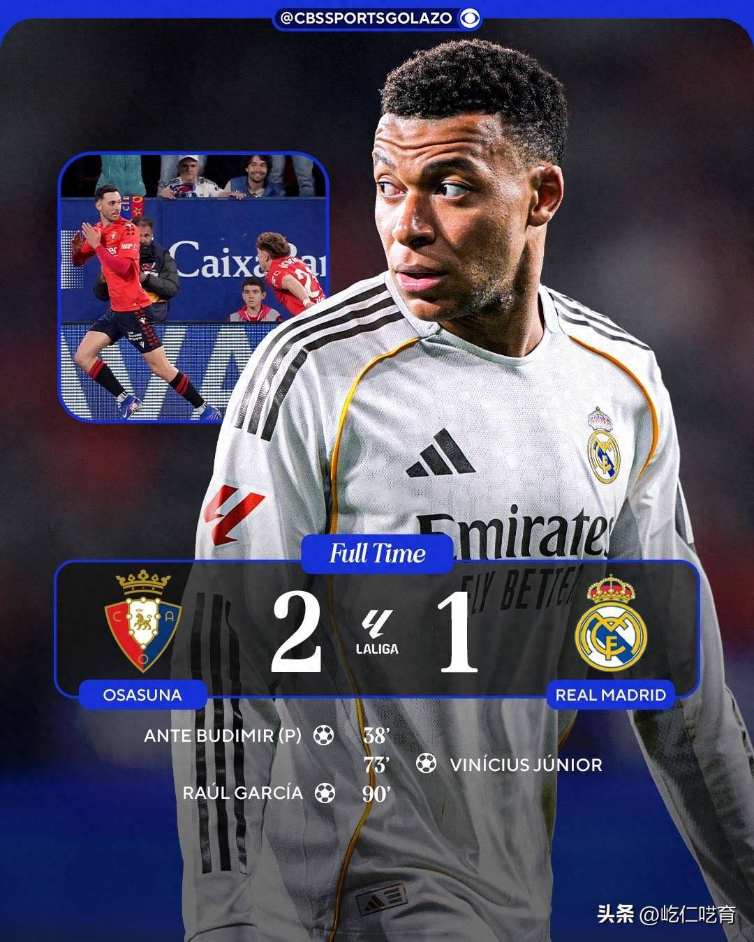 ข่าวลีกใหญ่: เรอัล มาดริด พ่ายแพ้ในช่วงท้ายเกม 1-2 ต่อ โอซาซูนา; เชลซี เสมอกับ เบิร์นลีย์ 1-1 จากประตูตีเสมอในช่วงท้ายเกม ข่าวลีกใหญ่: เรอัล มาดริด พ่ายแพ้ในช่วงท้ายเกม 1-2 ต่อ โอซาซูนา; เชลซี เสมอกับ เบิร์นลีย์ 1-1 จากประตูตีเสมอในช่วงท้ายเกม