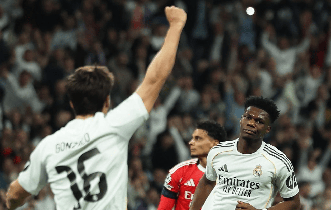 ซูเปอร์สตาร์เรอัลมาดริดระเบิดฟอร์ม: 6 ประตูใน 5 นัด หลังการันตีเข้ารอบ 16 ทีมสุดท้ายยูฟ่าแชมเปียนส์ลีก พรีเมียร์ลีกกลายเป็นผู้ชนะที่ยิ่งใหญ่ที่สุด นัดพบเบนฟิก้า อาร์เซนอล