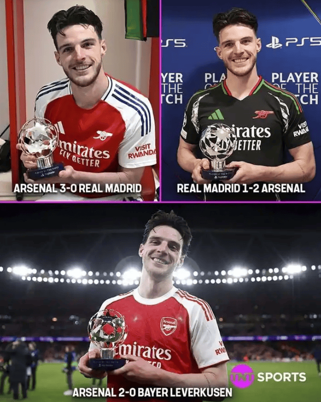 นายคีย์จริงๆ! อาร์เซนอล แชมเปี้ยนส์ ลีก น็อคเอาท์ 3 นัดในสนาม MVP คือ Rice_pass_must_leverkusen