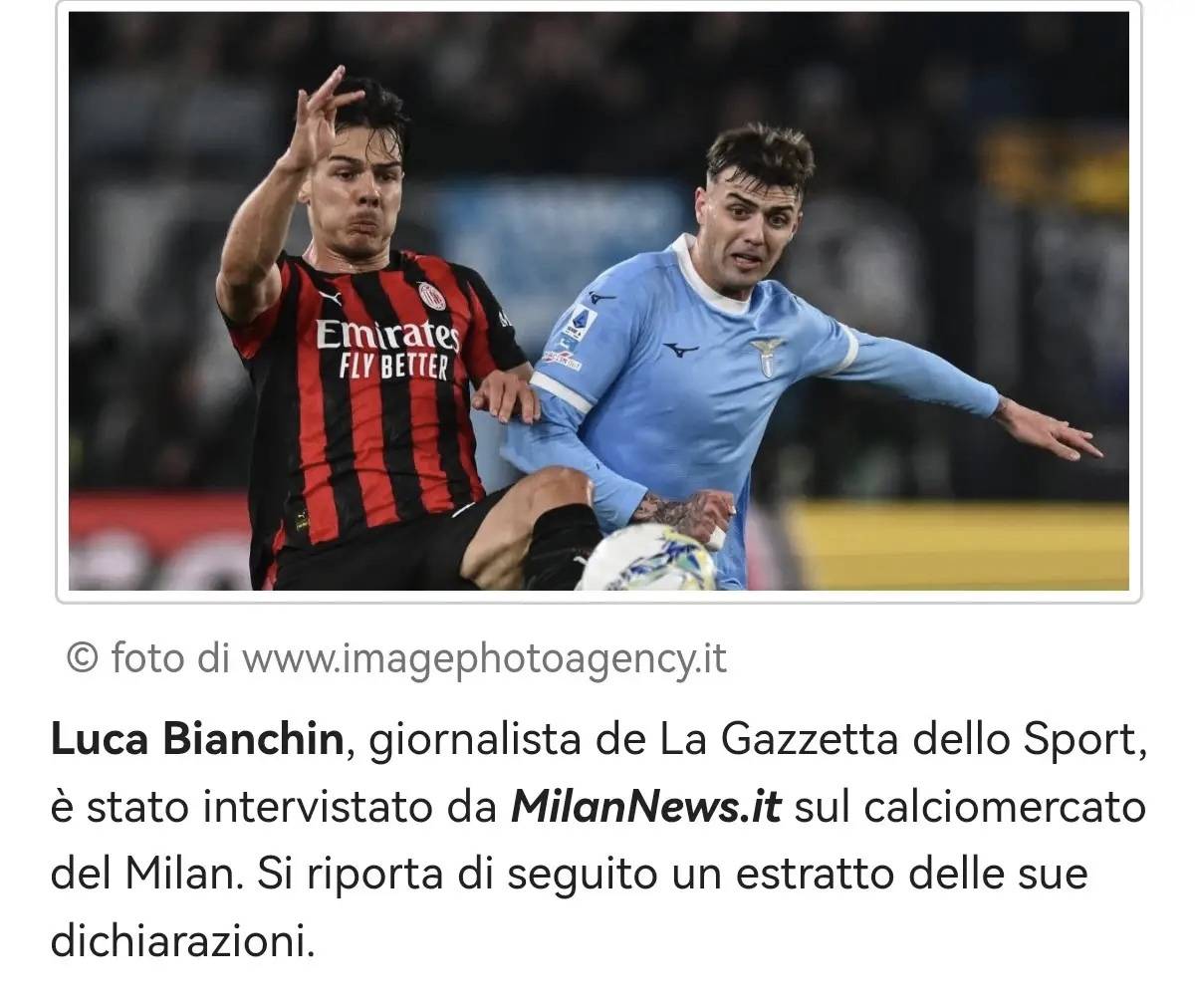 สื่อที่มีชื่อเสียงของกัลโช่: การแสดงของ Yashari น่าผิดหวัง เขาต้องกลายเป็นกองกำลังหลักของมิลานโดยเร็วที่สุด_anqin_middlefield_future