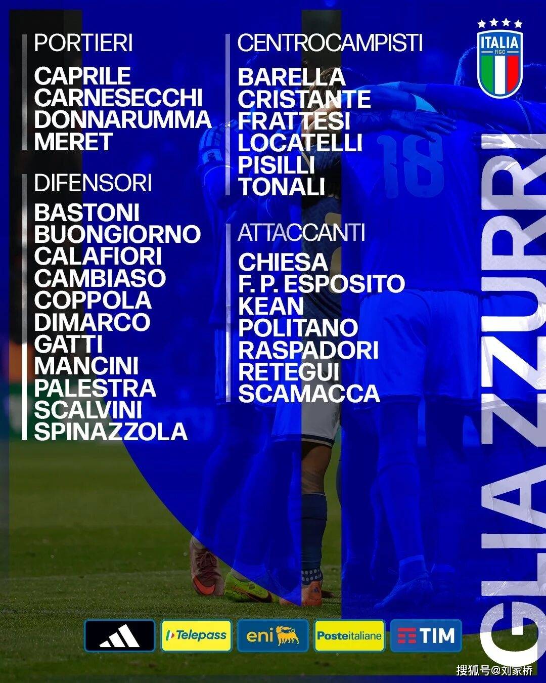 ยูเวนตุส เตรียมพบกับเกมนานาชาติ โลแคต ลิกาติ คาติ แคมบิโซ ได้รับเลือกให้เข้าร่วมการแข่งขัน ทีมอิตาลี_Sun_Sun_Friendly