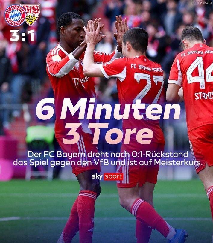 บาเยิร์น 4-2 สตู! ป้องกัน 4 นัดล่วงหน้า 109 ประตูทำลายสถิติ 54 ปี Kane ชนะการแข่งขันที่สาม_munich_season