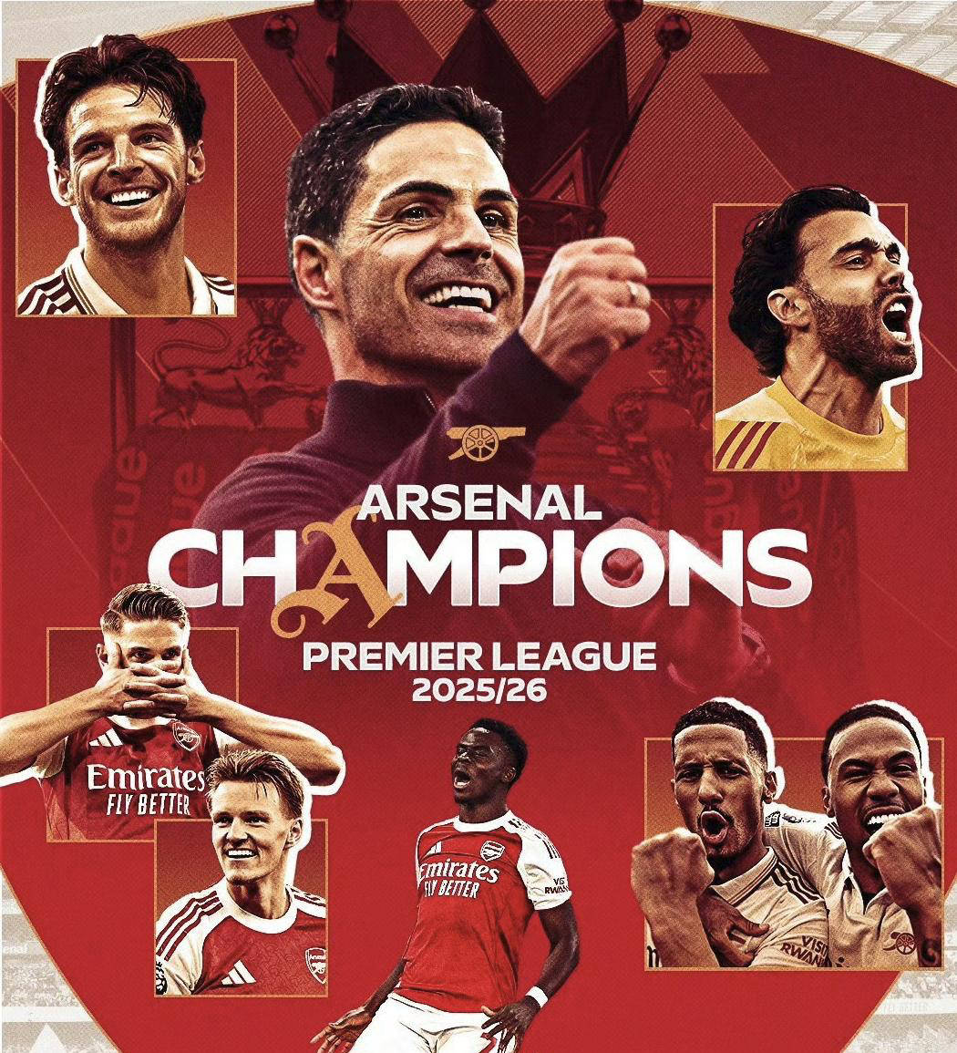 แชมป์ลีกทั้ง 5 คน ปล่อย! ความฝันของ Arsenal มาถึงอันดับล่าสุดของรางวัลลูกโลกทองคำ: Mbappe อยู่ในอันดับที่สิบ